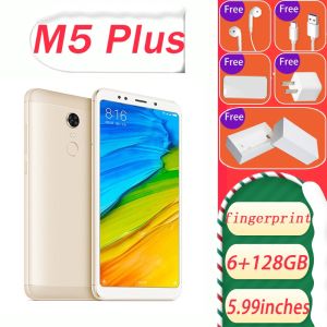 Xiaomi Redmi 5Plus 6+128G 4G network facial recognition function rear fingerprint unlocking Snapdragon 625 eight-core processor students study work can run efficiently
