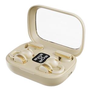 GOES TiME | Bluetooth Earphones Bone Conduction Clip-on Semi-In-Ear Running Noise Cancelling