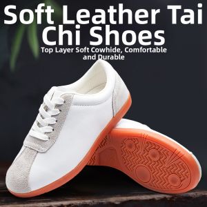 WUYINXIANG | Mens and Womens Leather Tai Chi Shoes