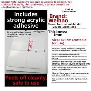 Falling Prevention and Dividing Acrylic Barrier L-Type 2.8mm