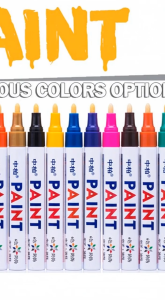VK Paint Markers Graffiti Oily Metal Marker Car Tyre Tread Pen Quick Dry Waterproof Permanent