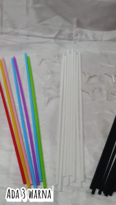 Stick Balon Foil Tangkai gagang balon PVC bobo Cup Balon Ulang Tahun isi 5 dan 10 pc