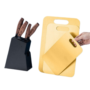 Kitchen stainless steel chopping board suitable for cutting meat fruits and minced meat anti-slip and dishwasher safe