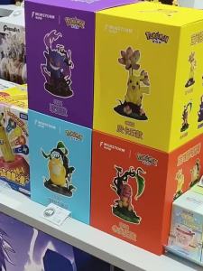 Takara Tomy | Pokemon Anime Action Figures Gengar Pikachu Psyduck Charmander Scene Series Model Figure Home Model Ornament Decoration Toy Gift
