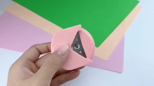 Corner Rounder R4 Corner Punch Portable Paper Trimmer for Card Photo Cutting DIY Craft Scrapbooking Circle Cutter Button Maker