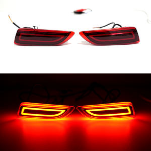 2PCS LED Tail Brake Rear Bumper Reflector Lamps Turn Light Lights For Toyota Corolla 2011 2012 2013