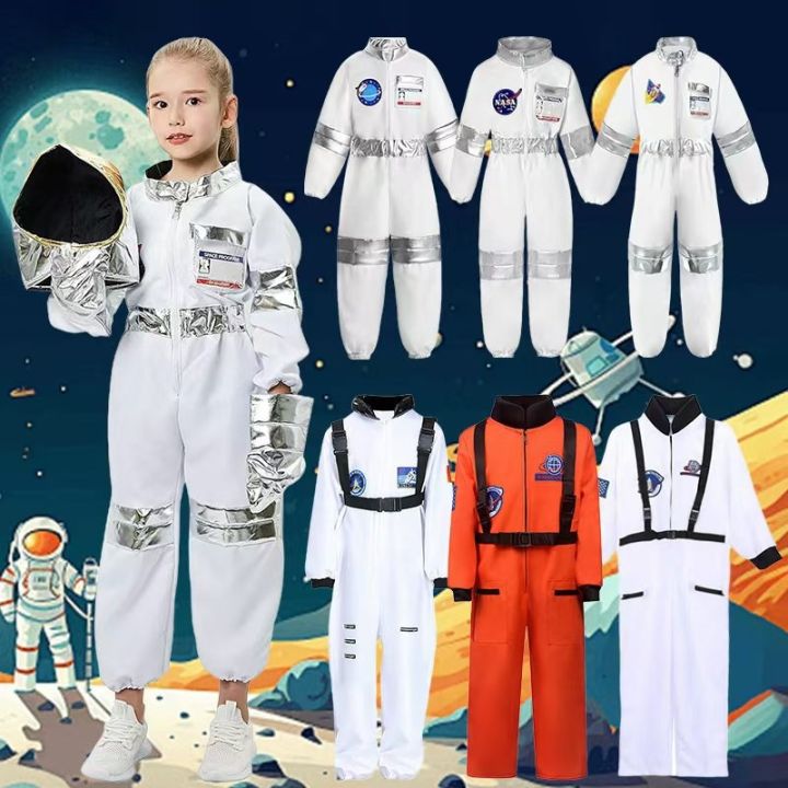 Children's Space Suit Halloween Cosplay Performance Costume Astronaut ...