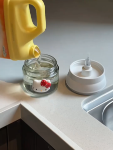 ส่งจากกทม！2in1 ที่กดสบู่เหลว ที่ใส่น้ำยาล้างจาน กล่องปั้มน้ำยาล้างจาน ที่วางฟองน้ำพลาสติก