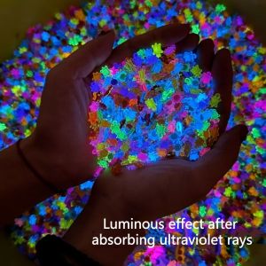 100/500 pcs Glow in The Dark Resin Turtle Figurines Cute Miniatures for Fairy Garden Micro Landscape Dollhouse Decor Crafts