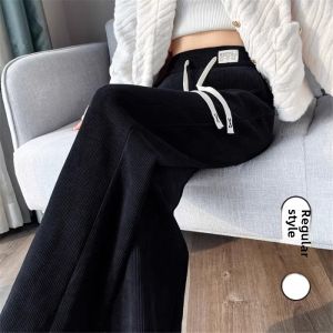 Big Sale Leak-Picking ~ Narrow Chenille Loose Pants Womens Autumn and Winter Best Selling Fleece-Lined Casual Straight Corduroy Pants