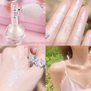 Blingbling Body Shimmer Spray Highlighter Shiny Pearlescent Illuminator Contouring Beauty Enhancing Face Makeup Tool