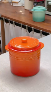 [HCM] Hũ gốm muối dưa cà đựng mỡ lợn cầu vồng Kaiyo 1.5L siêu xinh