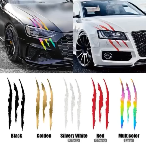 Car Sticker Scratch Stripe Claw Marks Car Stickers Vinyl Cutting Car Styling Decoration Accessories