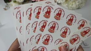 100 Pcs Thank You Sticker Terimakasih Sudah Order TY049