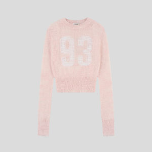 GOOD BAI | Quần Áo Knitwear Ôm Body Ngắn Màu Đan Khối Mới Có Thiết Kế Trống