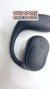 MIVOK TWS Earphone Nirkabel Olahraga Headphone Bluetooth Bass Hifi Stereo Speaker Mini OWS Headset Bluetooth Pengurang Kebisingan