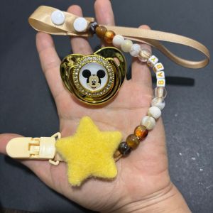 Disney | Newborn feeding pacifier cartoon Baby pacifier infant soothing nipple clip without bisphenol A High-end baby gift mother & baby