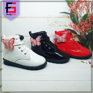 Sepatu Boots Kupu Kupu Anak Perempuan Fashion Cute / Sepatu Boots Pesta Anak Balita Cewek Trendy