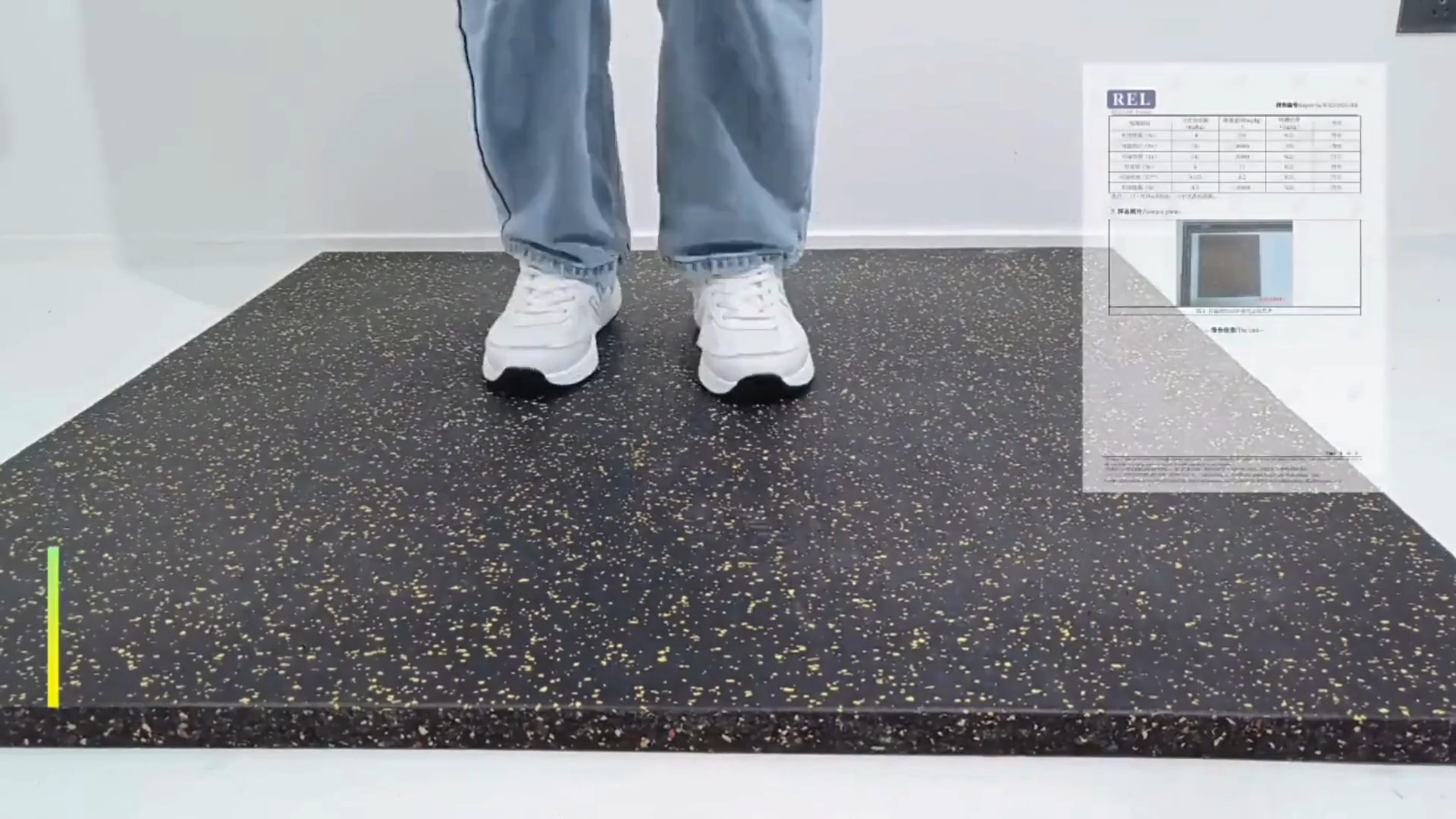 High-Density Gym Rubber Floor Mat Strength Area Shock-Absorbing Mat Gym Soundproof Floor Mat