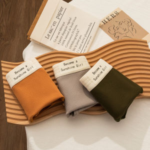 JIAZINI | Pure Cotton Sports Underwear Womens Mid-Waist Triangle Panties No-Trace Comfortable Breathable Antibacterial Briefs