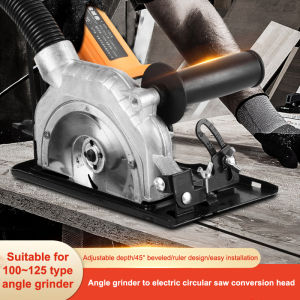 Hand Angle Grinder Stand Angle Grinder Retrofit Cutting Machine Slotting Base 45° Adjustable For Woodworking Table Tools