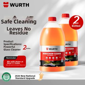 WURTH | Concentrated Decontaminating Automotive Glass Water with Anti-freeze and Ethanol