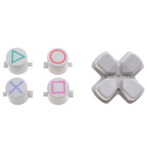 1Set Plastic button For ps4 ABXY Buttons Circle Square Triangle ABXY Cross Button Repair Part For PS4 slim pro controller