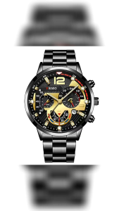 SEA AMILA Đồng Hồ Quartz Luxury Cho Nam Giới Với Dây Đeo Thép Không Gỉ Và Thiết Kế Chống Nước