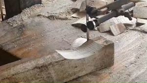 ใบเลื่อยสายพานตัดไม้ ขนาด 1511 มม. x 10 x 4TPI Hicabon ใช้กับเครื่องเลื่อย TOTAL 9