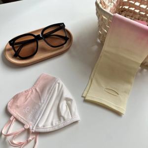 Summer New Gradient Color Ice Sleeve Womens Elastic UV Protection Bicycle Riding Sunscreen Arm Cover Protective Arm Bandage