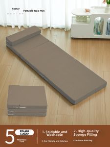 RESTAR | Foldable Nap Mat for Students and Home Use 1 Person Tatami Sponge Pad