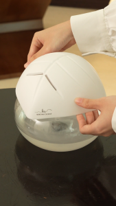 [KIRONA SCENT] Purity Leaf Air Purifier (White) | Home Fragrance Air Cleaner & Remove Odour | Free 30ml Diffuser Essential Oil