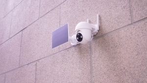 Solar CCTV Camera Outdoor 3MP Security 360 Camera Wireless Connect Phone Full Color Night Vision Speaker and Audio Waterproof ANRAN Q01