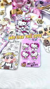 Bao Đựng Thẻ Học Sinh/Đi Làm Hello Kitty Có Dây Rút LILA DTKITTY29