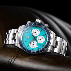 Đồng Hồ Nam RollsTimi 2025 Cao Cấp Máy Quartz Chức Năng Chronograph Kính Sapphire Chống Phản Chiếu Chống Nước Thể Thao Dây Thép Không Gỉ