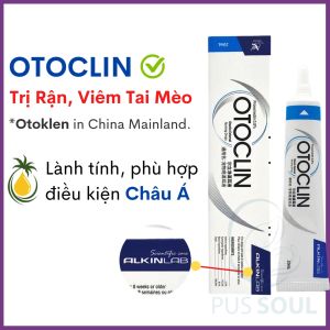Tuýp Nhỏ Rận Tai Otoclin - Chuyên Trị Rận Tai và Viêm Tai Mèo - 20ml - PusSoul