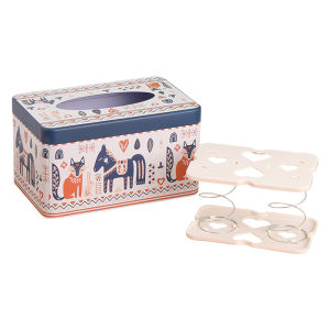 Hộp Đựng Khăn Giấy Bằng Sắt Mới Hộp Đựng Khăn Giấy Lớn Có Đệm Lò Xo Dùng Trong Gia Đình Phòng Khách Hộp Đựng Khăn Giấy Chống Bụi