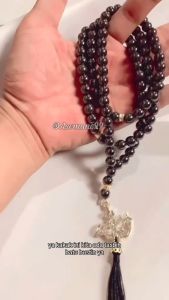 TASBIH ALLAH/TASBIH BLUSTIN 99/TASBIH 99/TASBIH BATU BUSTIN BUTIR 99 DIAMETER 8MM / PERLENGKAPAN SHALAT / OLEH OLEH UMROH DAN HAJI