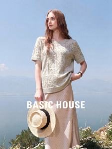 Basic House | Breathable Light Grey Short Sleeve T-shirt Autumn Wear