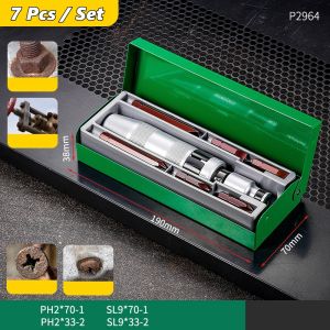 NiuXiang | Bộ Tuốc Nơ Vít Tác Động Đa Năng Dụng Cụ Tháo Lắp Hai Chiều Cho Các Ốc Vít Bị Gỉ Kẹt Gãy Bộ Dụng Cụ Tuốc Nơ Vít Bằng Thép Thủ Công