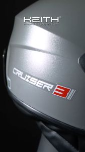 KEITH Cruiser 3 Half Helmet - Dark Grey [SIRIM Certified]