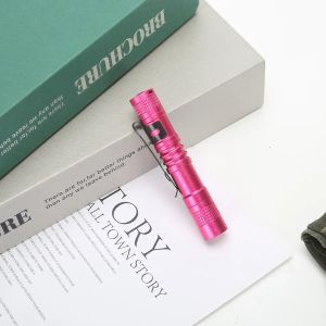 Mini Flashlight LED Pen LightPocket Small Torch w/ClipHandheld Penlight for Outdoor Camping EmergencyChristmas Stocking Gift