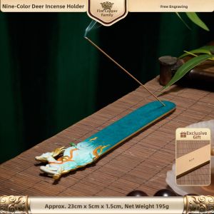 DATONGSHIJIA | Decorative Colorful Deer Incense Holder