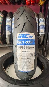 Ban IRC matic 110/80 dan 140/70 ring 14 tubles ban belakang yamaha aerox