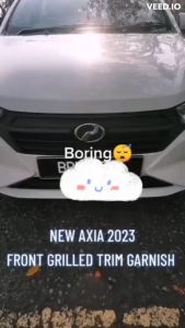 new axia 2023 car front grille trim garnish accessories axia baru
