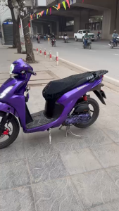 Vỏ Bọc Vân Đá 3D Phối Với Viền Chữ Trắng dành cho xe Ga