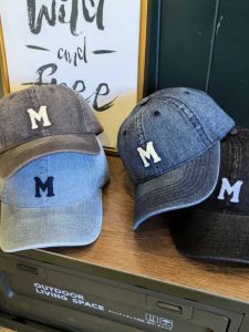 Mũ Bóng Chày Denim Phong Cách Retro Mới Dành Cho Nữ Mũ Lưỡi Trai Thường Ngày Có Thể Giặt Được Mũ Lưỡi Trai Mềm Có Họa Tiết Chữ Cho Nam Và Nữ