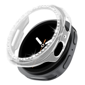 Diamond Case For Samsung galaxy watch 8 40mm 44mm Accessories Hollow PC masonry Protective Bumper shell for galaxy watch 8 cover