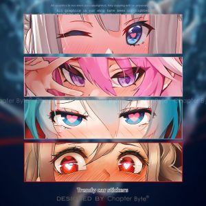 chapter byte | Anime JDM Style Long Car Stickers