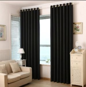 Gorden Pintu Kain Blackout Imfort Premium Quality Bahan Tebal Mewah Model Smokring Minimalis